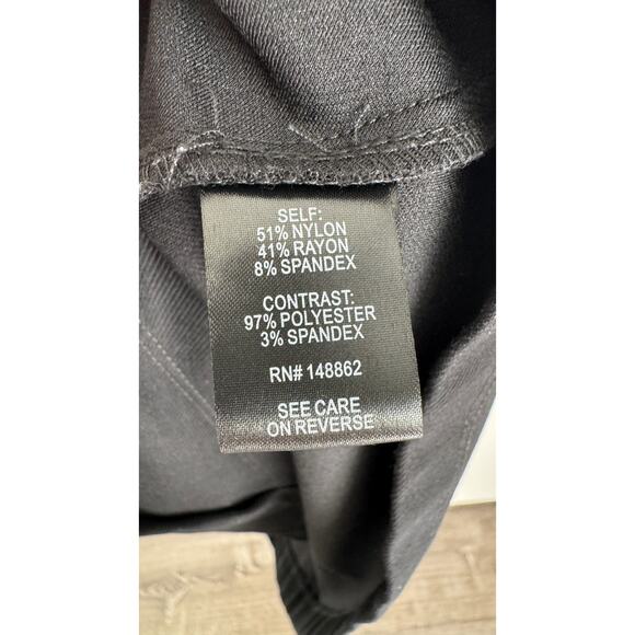 Torrid Womens Mini Tuxedo Dress Plus Size 20 Black Long Sleeve Short Tie Belt - Picture 10 of 13